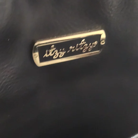 Itzy Ritzy Black Diaper Backpack with Gold Accents - Picture 9 of 9